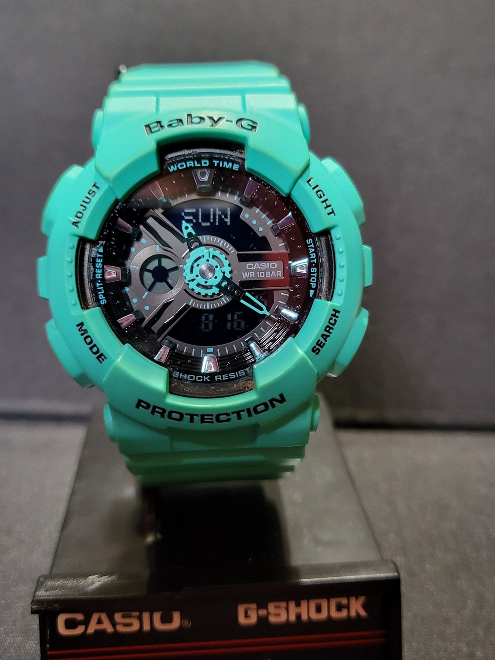 Casio Baby-G BA-111 Teal Shock Resistant Watch